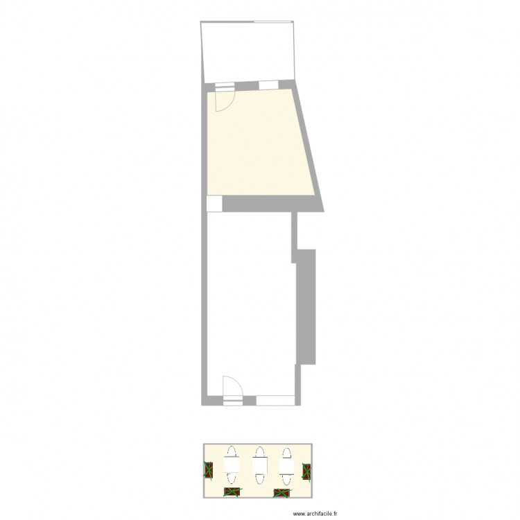 Plan terrasse avant 13 02 2018. Plan de 0 pièce et 0 m2