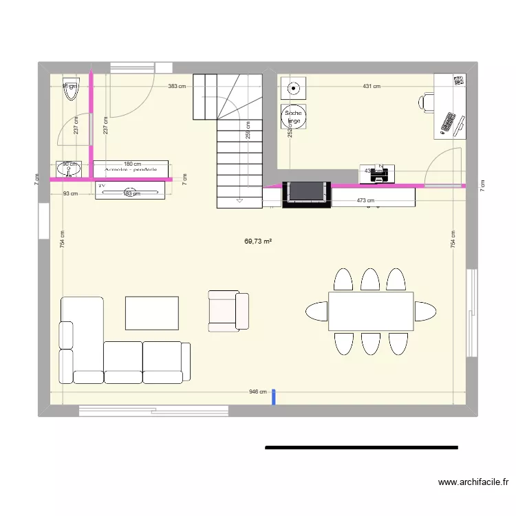 salon 19/05/2023 . Plan de 