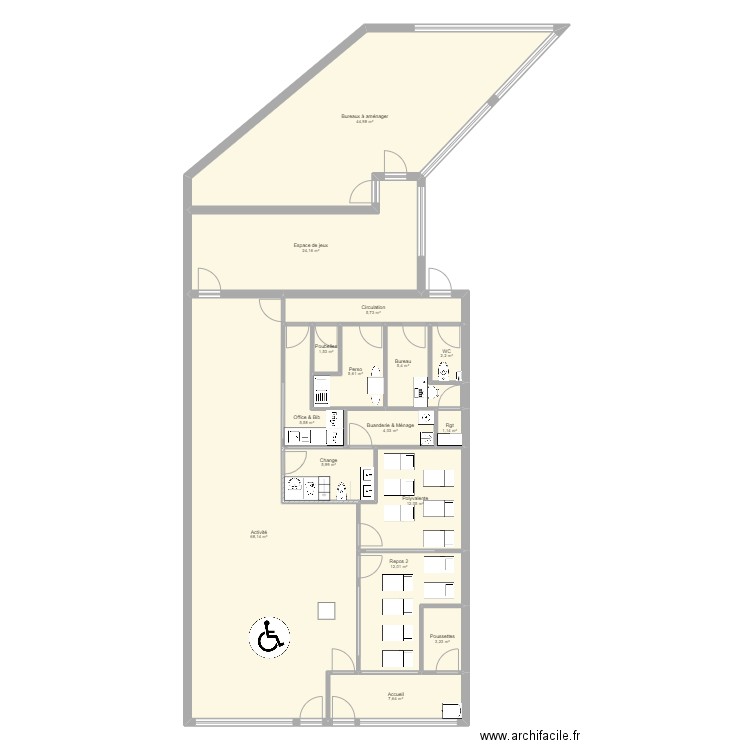 Charles de Gaulle PROJET THIAIS V ArL 070422. Plan de 0 pièce et 0 m2