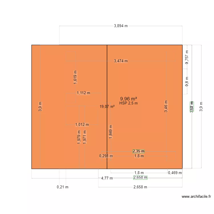 Abrie de jardin Nadia. Plan de Abrie de jardin Nadia. Plan de
