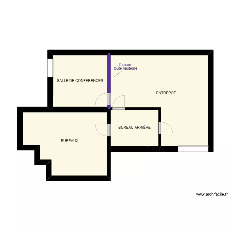 BEGASSIERE PROJET. Plan de 