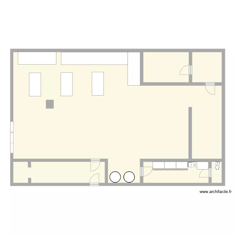 atelier TMT. Plan de 