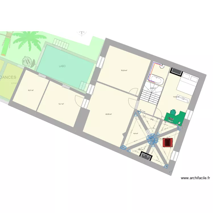 Chlo&eacute; Bouchemaine Apr&egrave;s v3. Plan de 