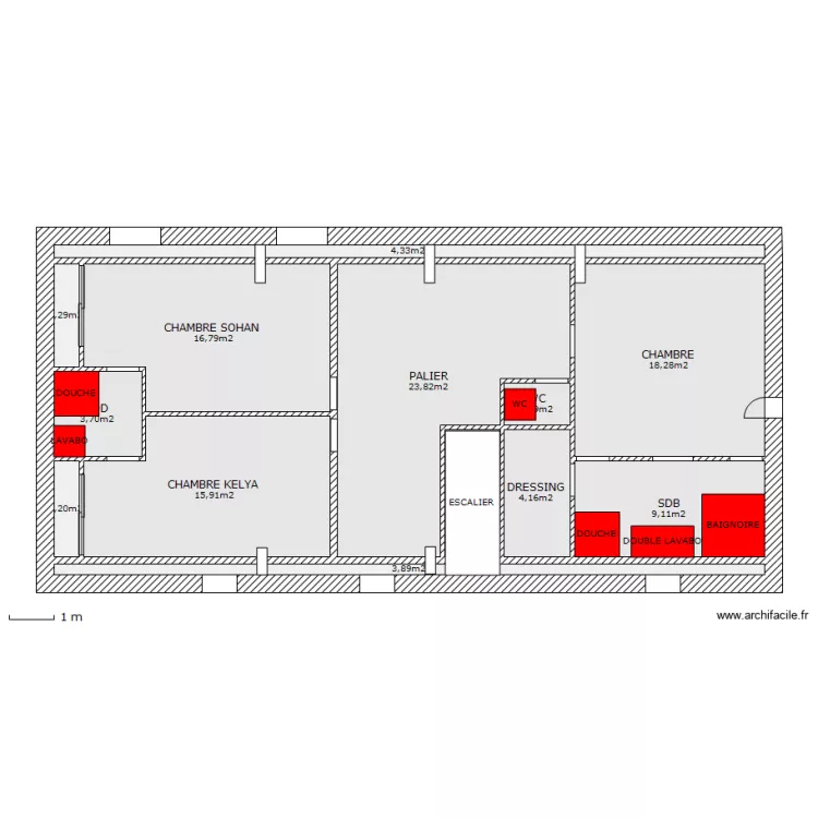 FINAL ETAGE PLOMBERIE. Plan de FINAL ETAGE PLOMBERIE. Plan de