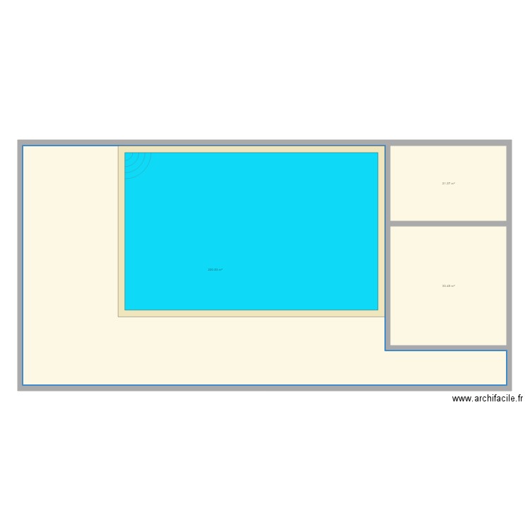 piscine concept d o. Plan de 0 pièce et 0 m2