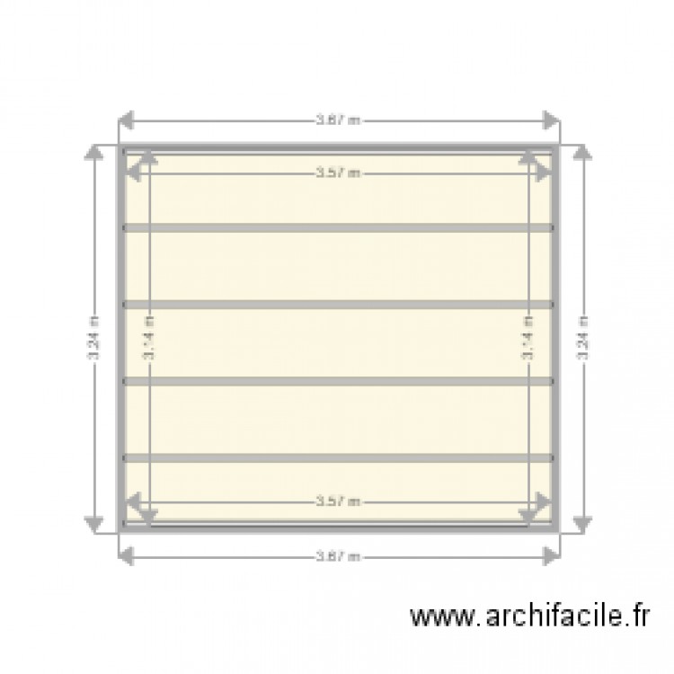 Plafond Cuisine. Plan de 0 pièce et 0 m2