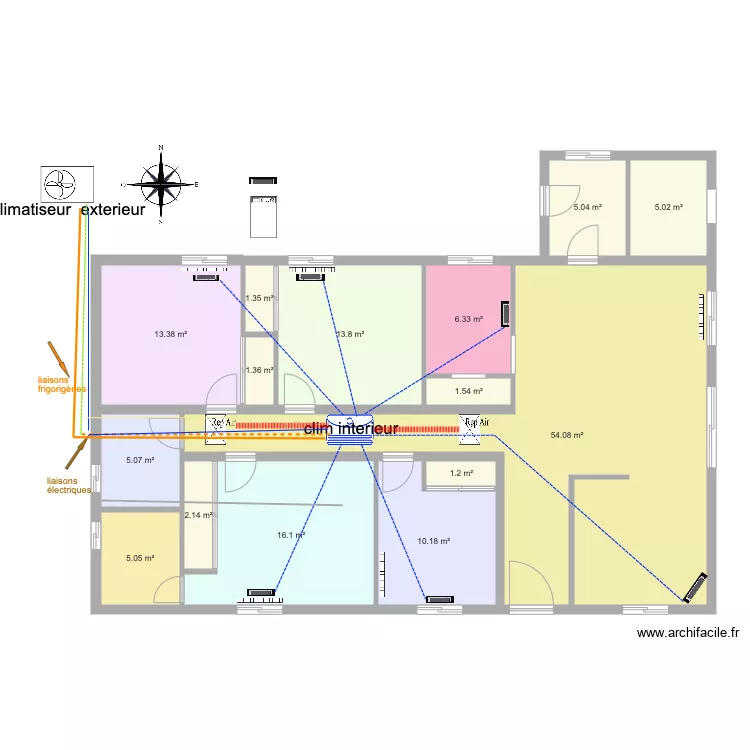 Maison 3. Plan de Maison 3. Plan de