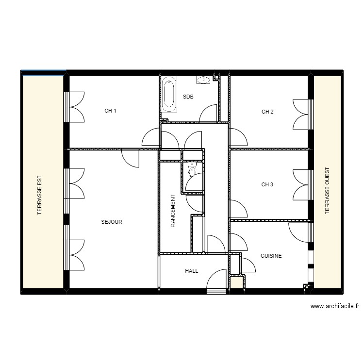 BUSSON EXISTANT. Plan de 0 pièce et 0 m2