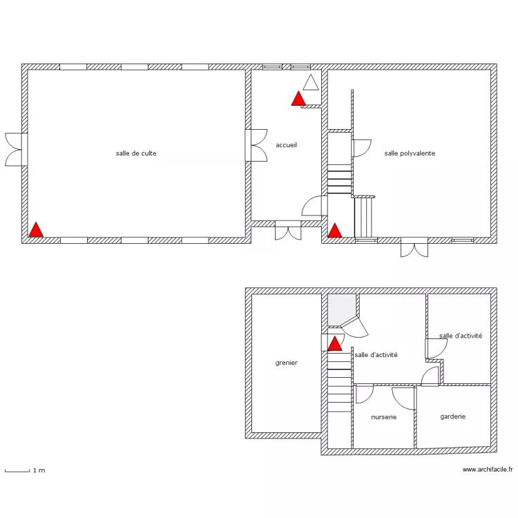 eglise. Plan de eglise. Plan de