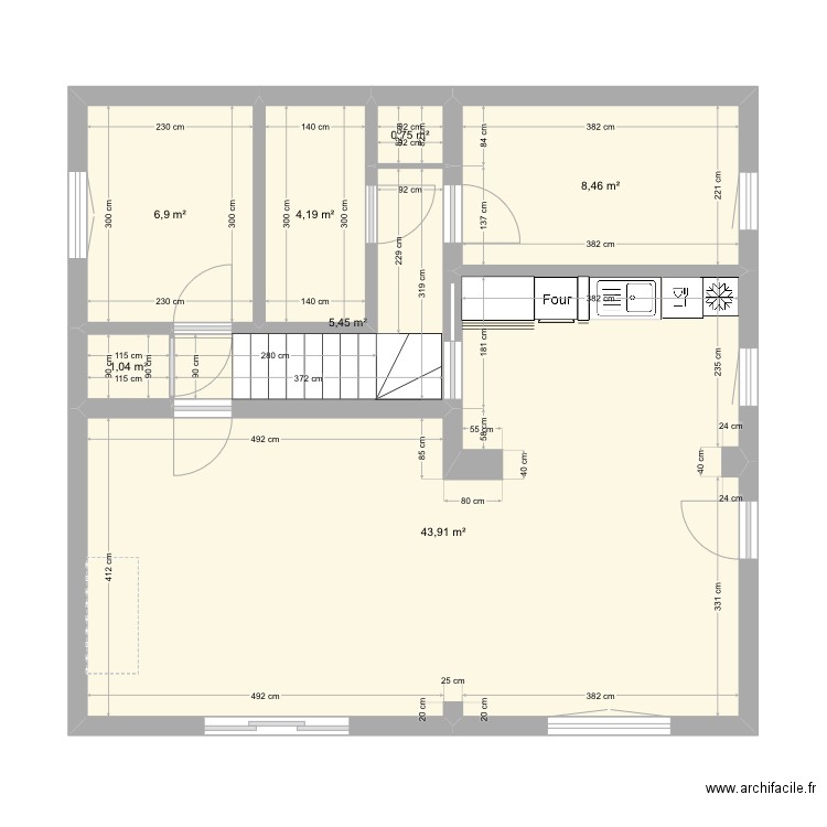 Maison mérignac rdc. Plan de 0 pièce et 0 m2