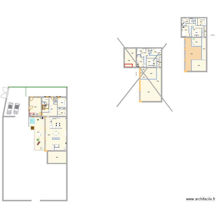 RDC BONNEUIL. Plan de 0 pièce et 0 m2