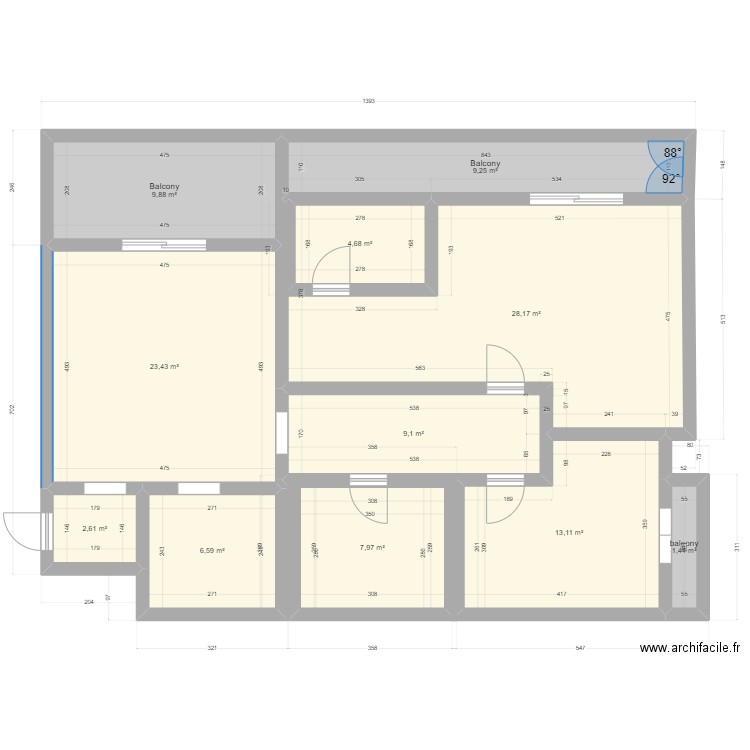 plan. Plan de 0 pièce et 0 m2