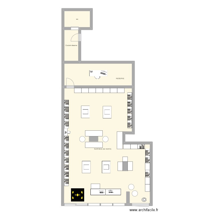 momie manga plan . Plan de 4 pièces et 123 m2
