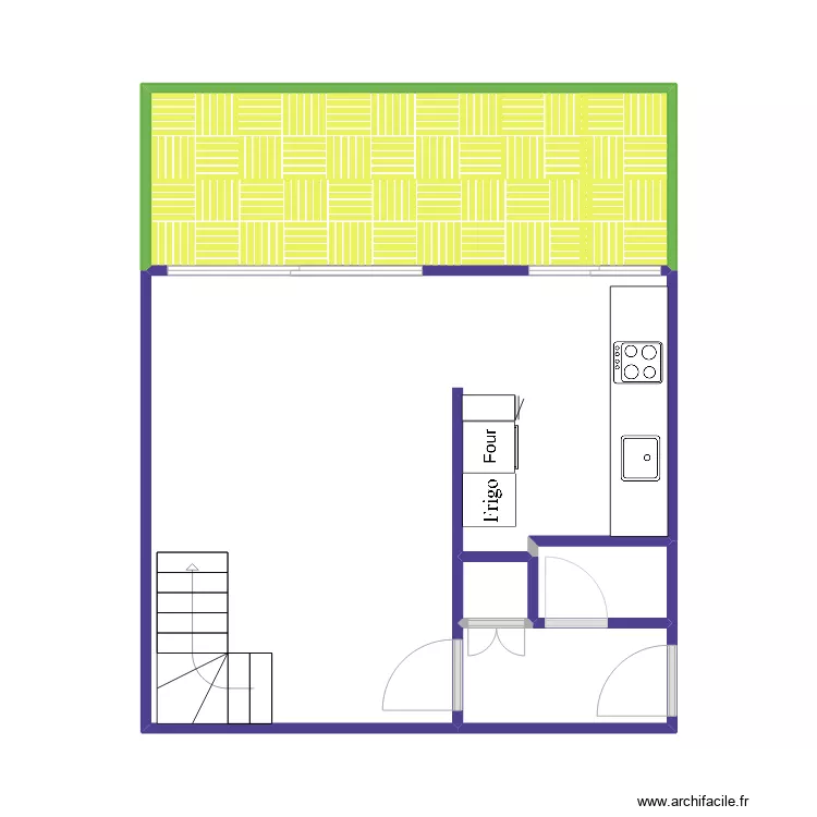appartement-lilas-50. Plan de 