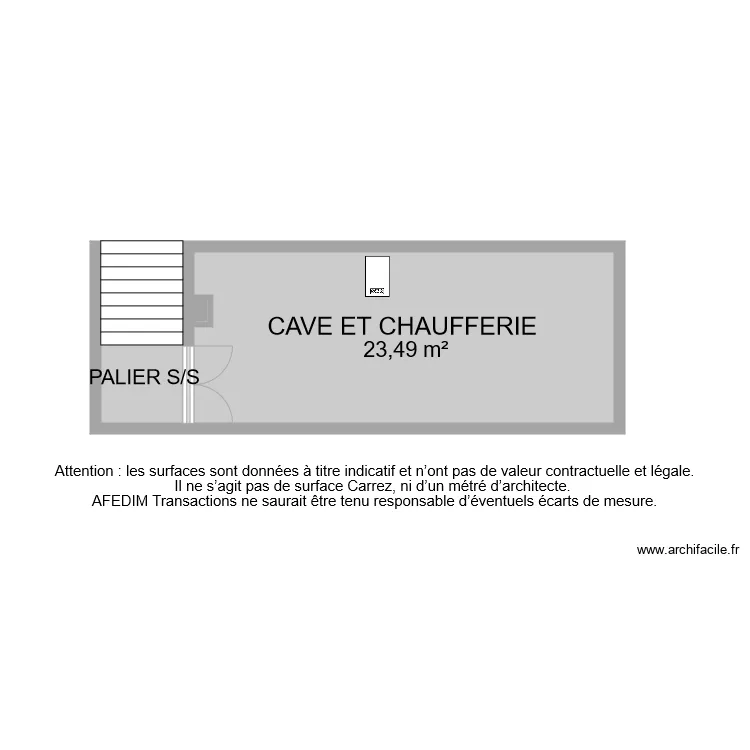 BI 4985 SOUS SOL . Plan de 