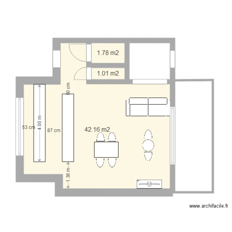 3eme étage. Plan de 0 pièce et 0 m2