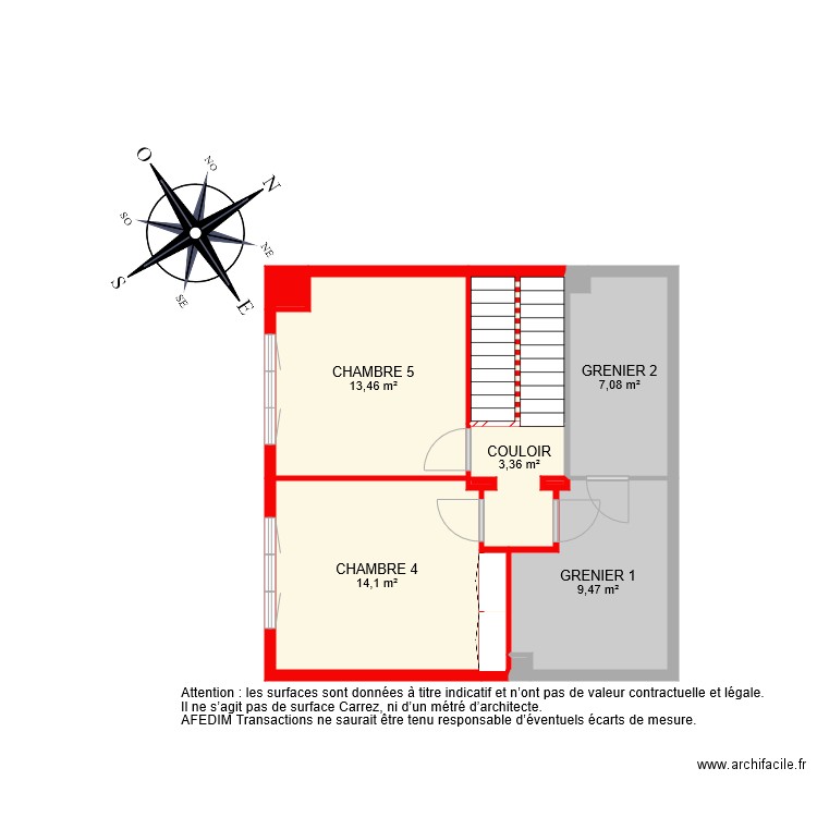 BI 6683 ETAGE 2. Plan de 0 pièce et 0 m2