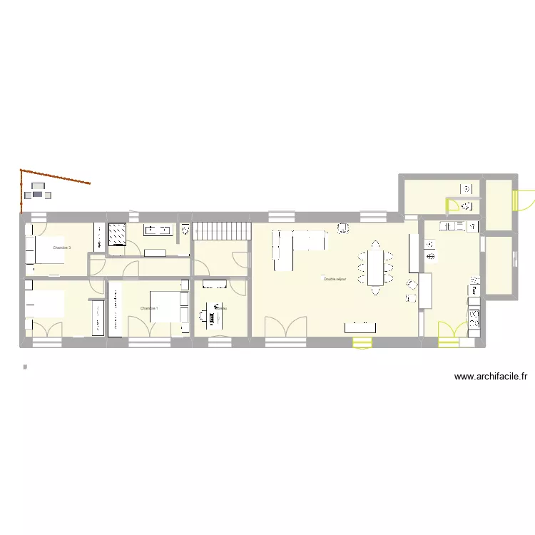 Maison Floirac mars 2022. Plan de 