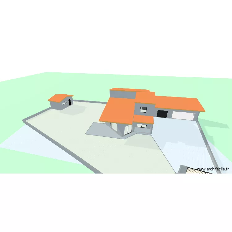 Maison Ardeche Vmeubl&eacute;e. Plan de 