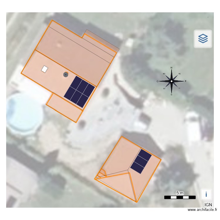 Plan photovoltaïque. Plan de 0 pièce et 0 m2