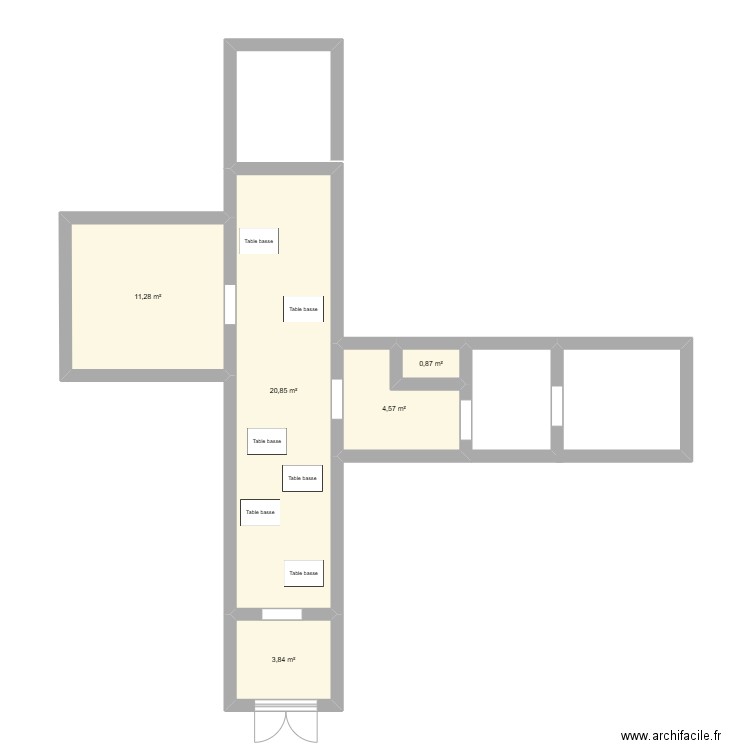 miss do marie sj. Plan de 5 pièces et 41 m2