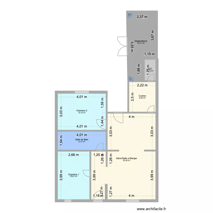 Projet STCR - MODIF. Plan de 7 et 80 m² Projet STCR - MODIF. Plan de 7 et 80 m²