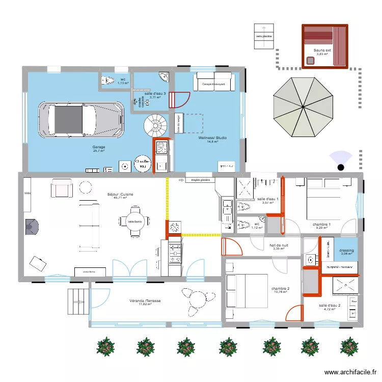 Allemagne rénovation module 2. Plan de 18 et 145 m² Allemagne rénovation module 2. Plan de 18 et 145 m²