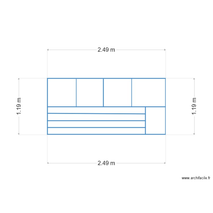 cuisin 220. Plan de 0 pièce et 0 m2