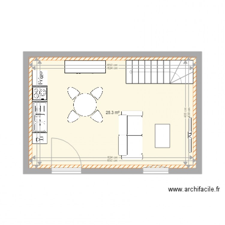 logt 5 St Saens . Plan de 0 pièce et 0 m2