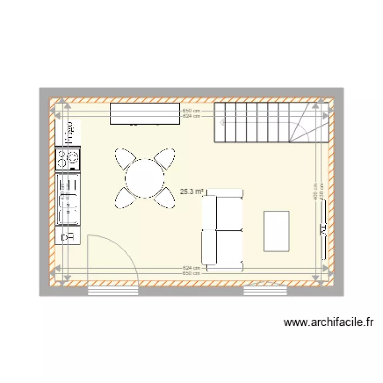 logt 5 St Saens . Plan de 