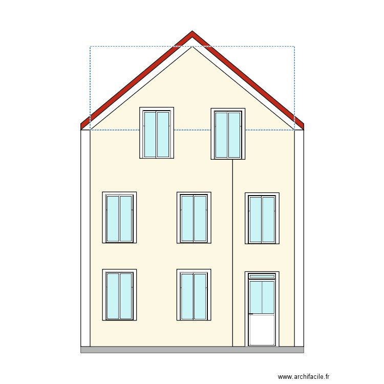 Facade3quatro. Plan de 0 pièce et 0 m2