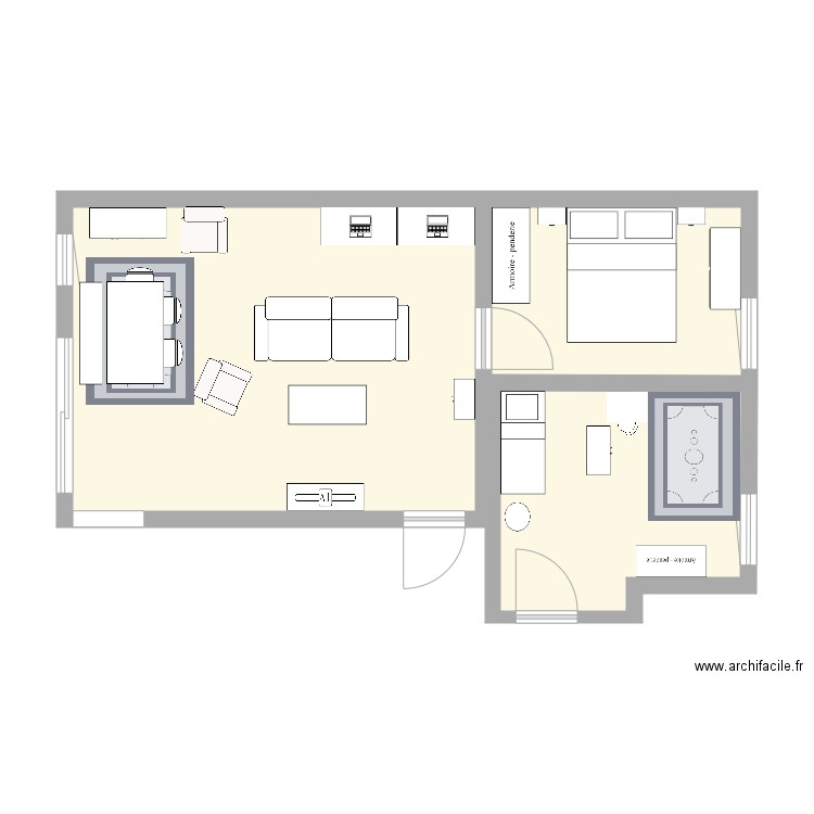 Salon Mittel. Plan de 0 pièce et 0 m2