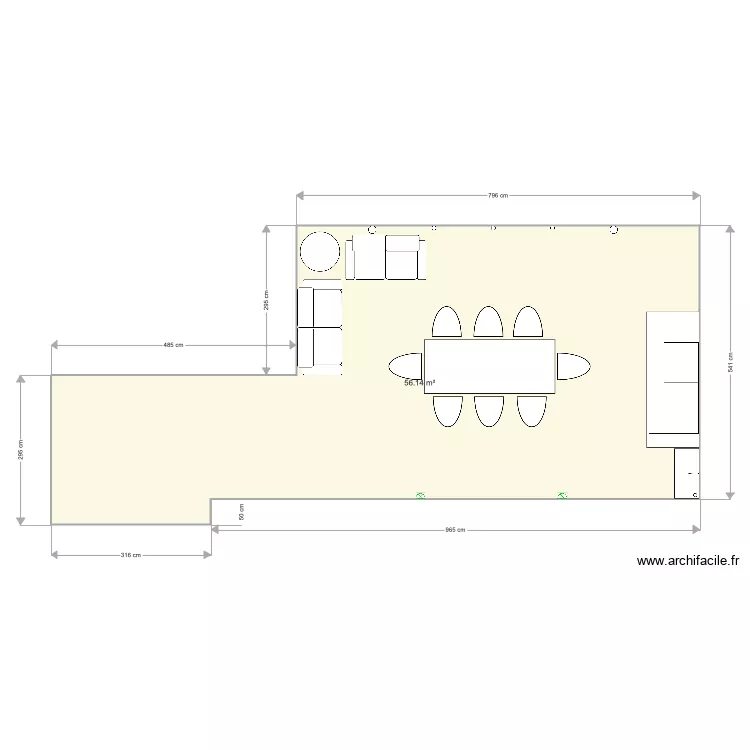 terrasse. Plan de terrasse. Plan de