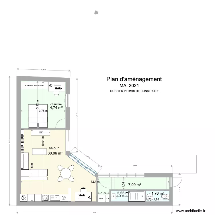 Plan extension MAI 2021. Plan de 