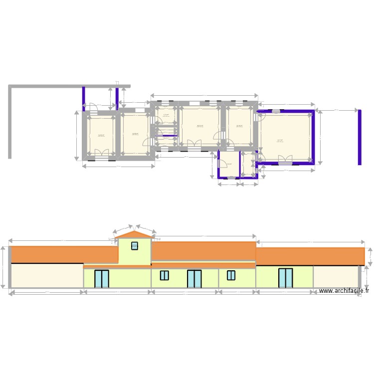 CADAVAIS projet FACADE. Plan de 0 pièce et 0 m2