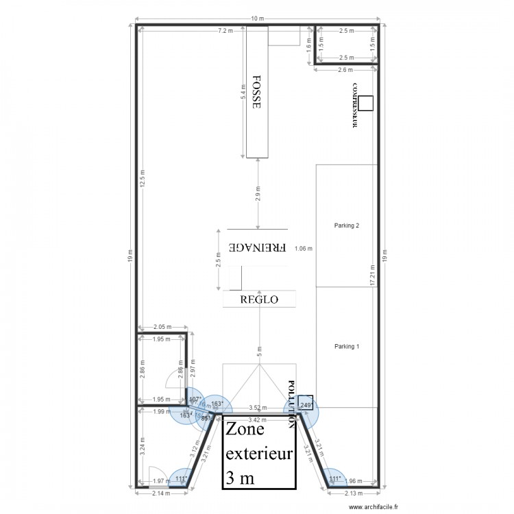 El Bouyadi. Plan de 0 pièce et 0 m2