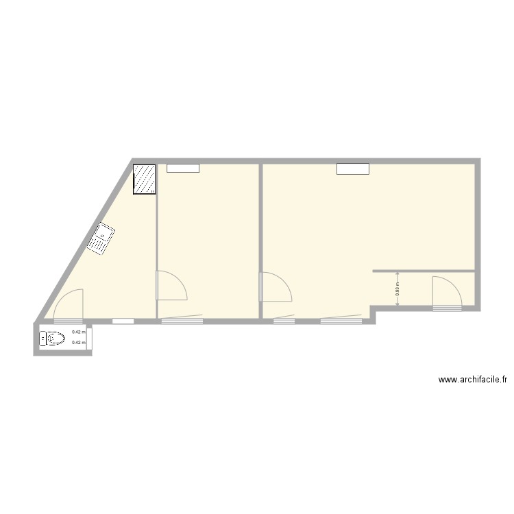 GUIBERT . Plan de 0 pièce et 0 m2