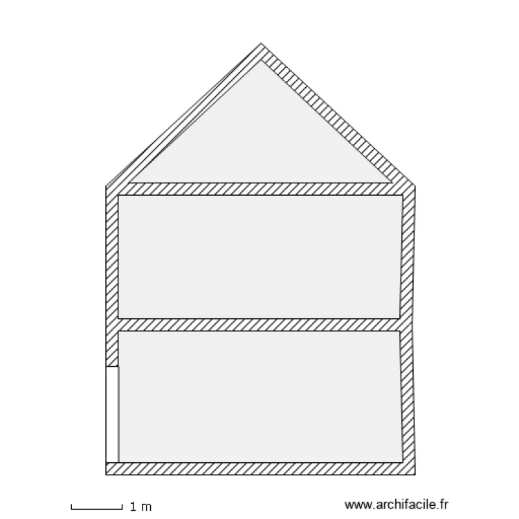 vue de cot&eacute;. Plan de 