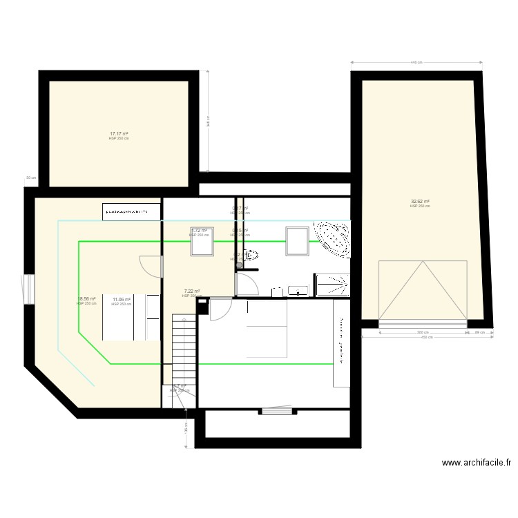 quiberon etage. Plan de 0 pièce et 0 m2