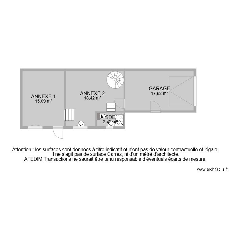 BI7225 ANNEXES RDC. Plan de 0 pièce et 0 m2