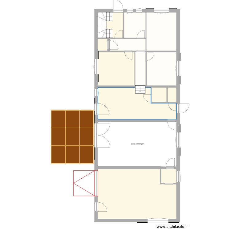 Maison. Plan de 0 pièce et 0 m2