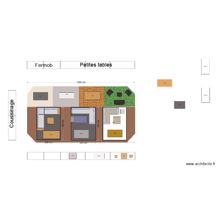 Mobilier 2021 PlanB. Plan de 0 pièce et 0 m2