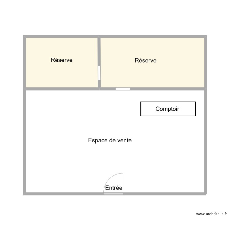 LE POTAGER DE TINO. Plan de 2 pièces et 15 m2