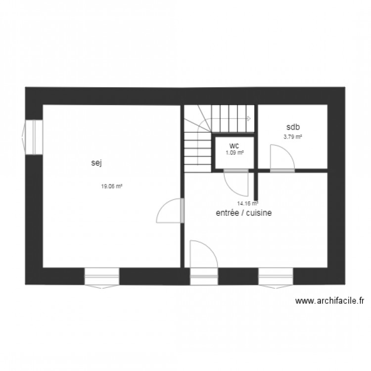 plan ARNAUD St Marcellin en F. Plan de 0 pièce et 0 m2