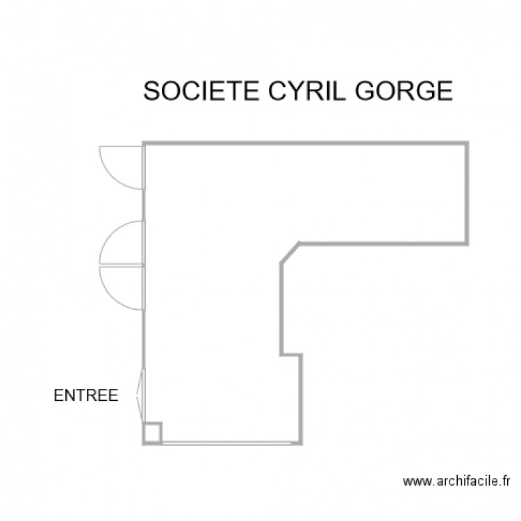 SOCIETE CYRIL. Plan de 0 pièce et 0 m2