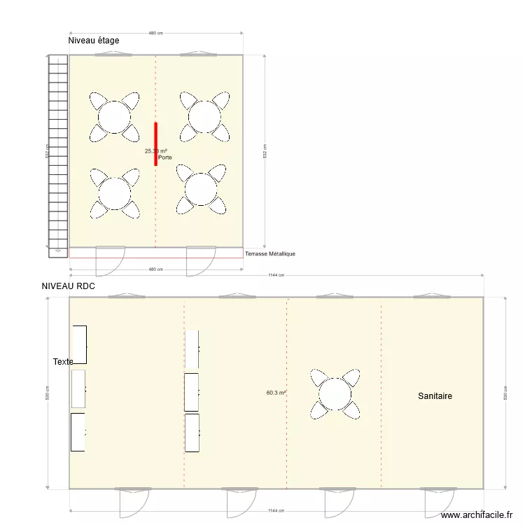 BASE VIE MOUANS SARTOUX. Plan de 