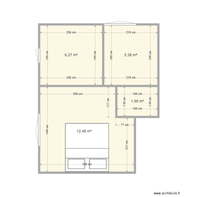 bastien. Plan de 0 pièce et 0 m2