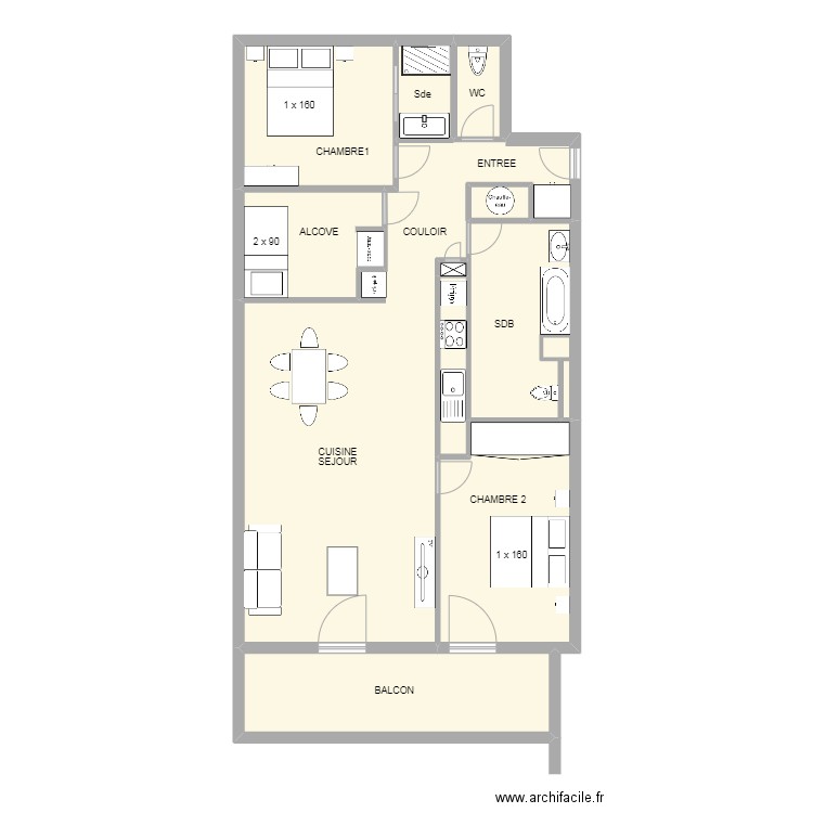 JORA006. Plan de 11 pièces et 127 m2