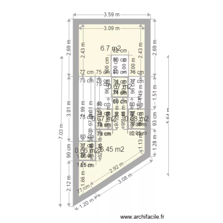 CHAILLY DIVISION. Plan de 