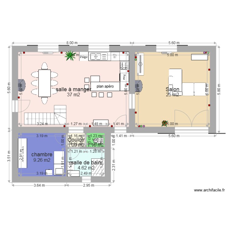 les fufus. Plan de 0 pièce et 0 m2